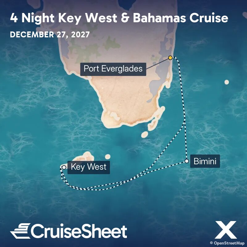 Celebrity Reflection Dec 27: Key West & Bahamas Cruise from $599