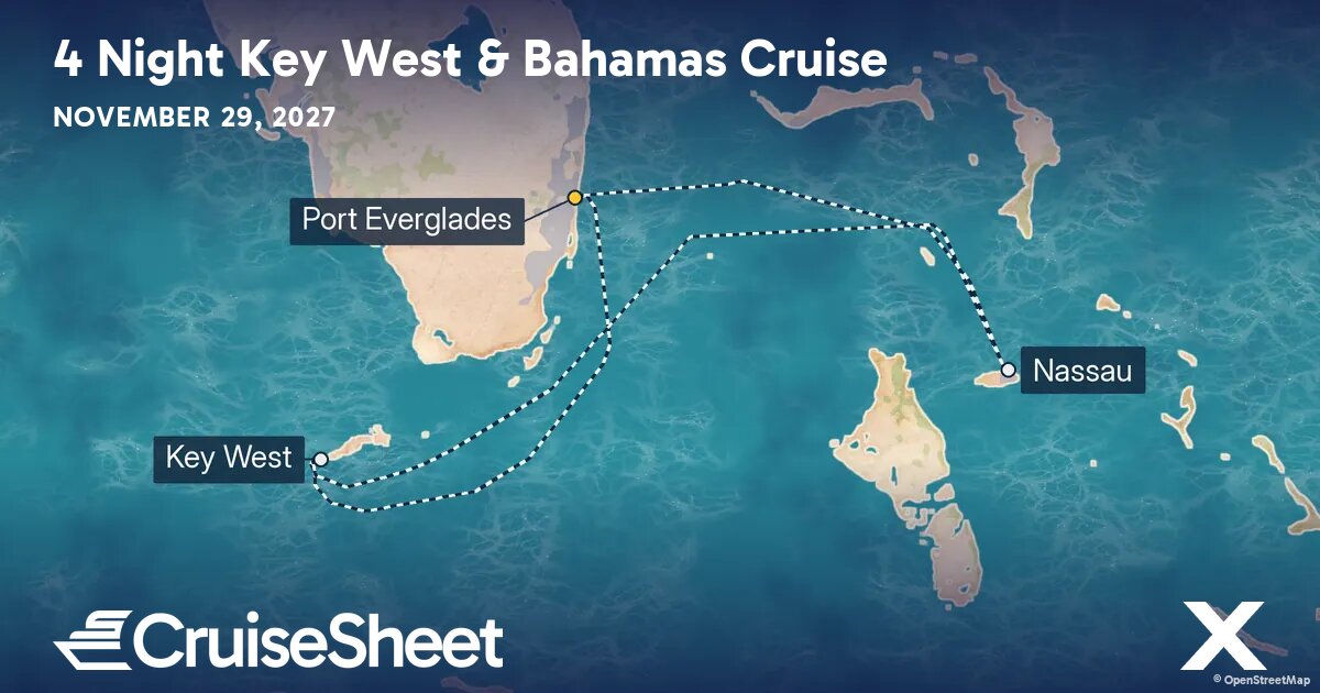 Celebrity Reflection Nov 29: Key West & Bahamas Cruise from $483