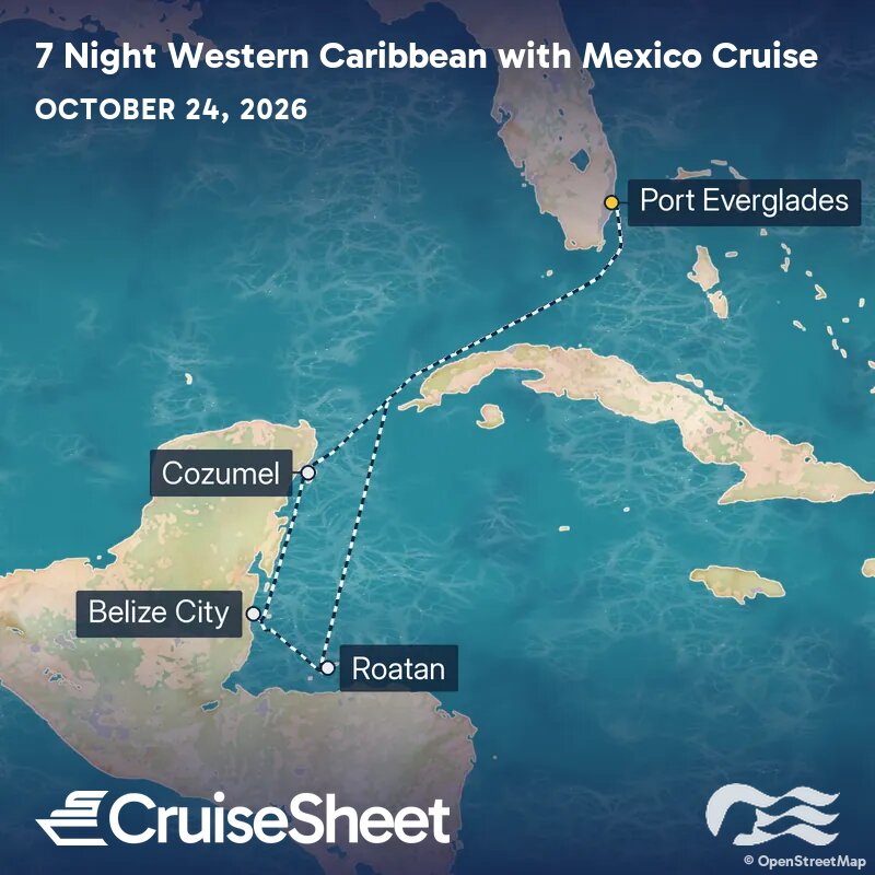 Star Princess Oct 24: Western Caribbean with Mexico Cruise