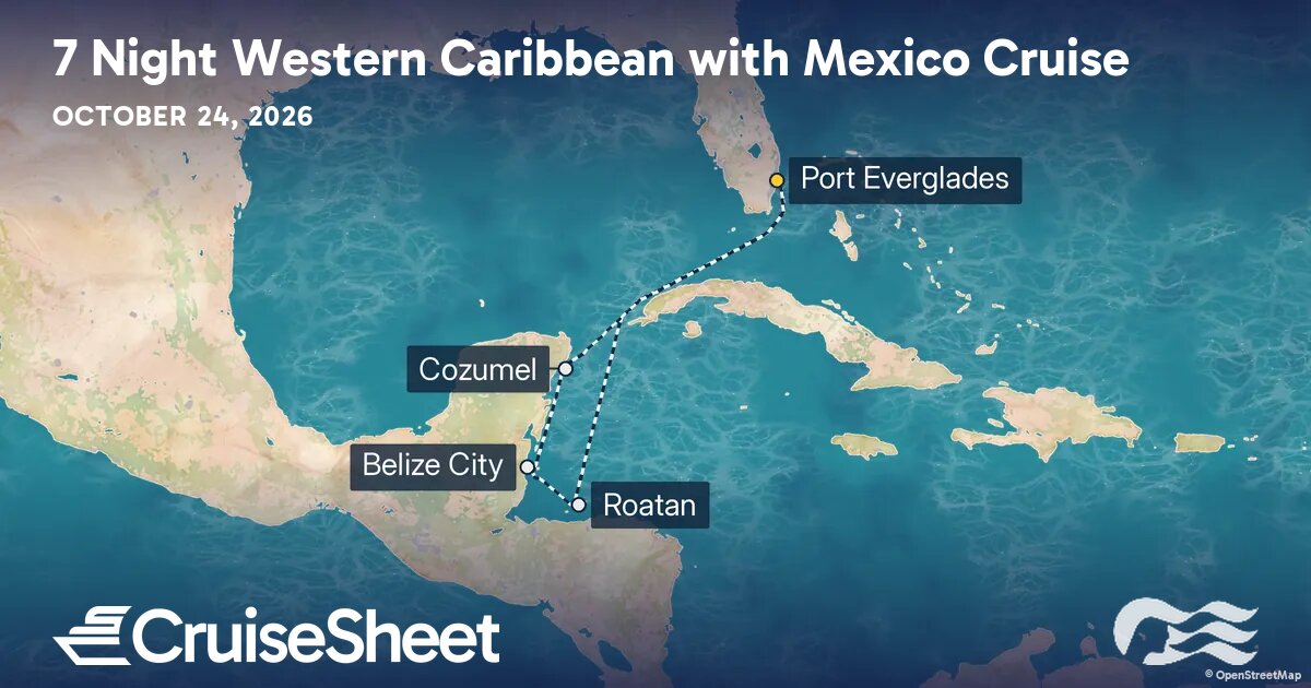 Star Princess Oct 24: Western Caribbean with Mexico Cruise