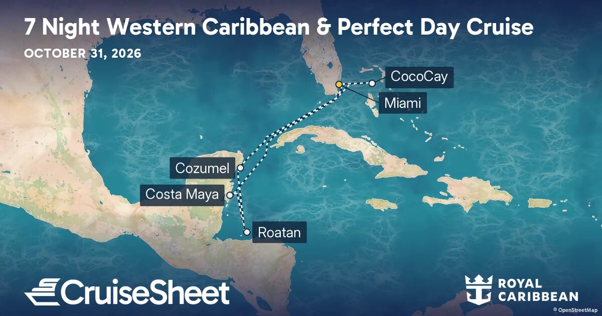 Royal Caribbean Icon of the Seas Oct 31: Western Caribbean & Perfect ...