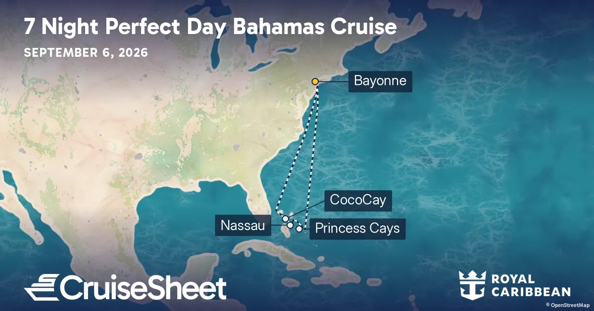 Royal Caribbean Oasis of the Seas Sep 6: Perfect Day Bahamas Cruise ...
