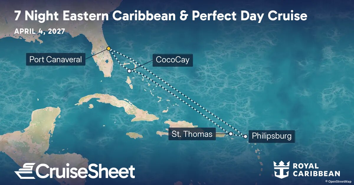 Royal Caribbean Star of the Seas Apr 4: Eastern Caribbean & Perfect Day ...