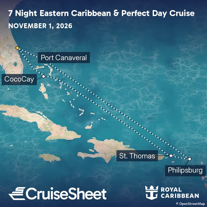 Royal Caribbean Star of the Seas Nov 1: Eastern Caribbean & Perfect Day ...