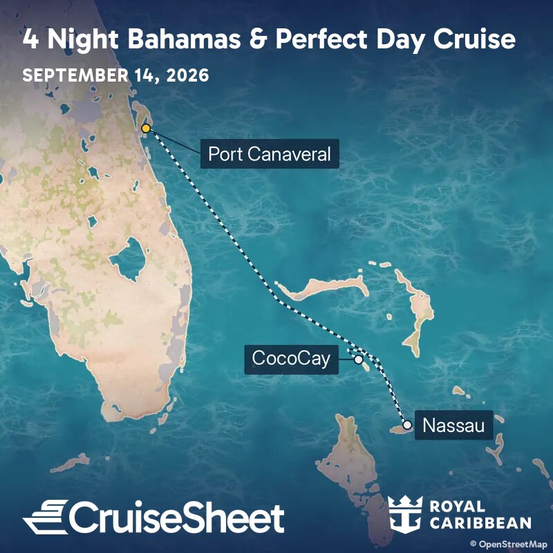 Royal Caribbean Utopia of the Seas Sep 14: Bahamas & Perfect Day Cruise ...