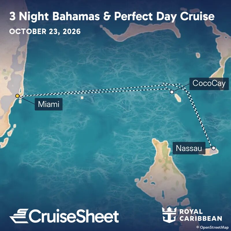 Royal Caribbean Wonder of the Seas Oct 23: Bahamas & Perfect Day Cruise ...